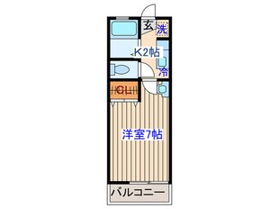 タウンＭＫ-Ⅱの物件間取画像